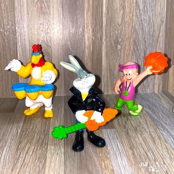 Looney Tunes figurines Bugs Bunny The Roaster Elmer Fudd in the Band - Picture 1 of 7